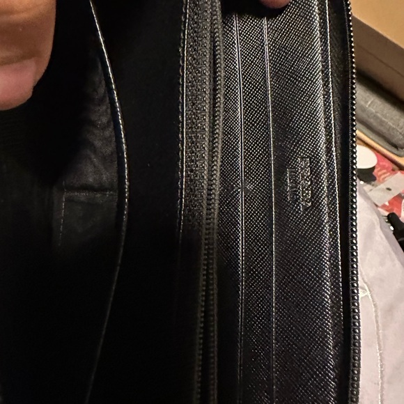 EUC Prada Saffiano Leather Zip Around Wallet - Picture 12 of 14